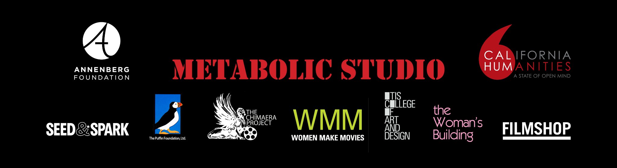 Funders: Annenberg Foundation, Metabolic Studio, California Humanities, Seed & Spark, Puffin Foundation, The Chimaera Project, Women Make Movies, Otis College of Art and Design, The Woman's Building, Filmshop